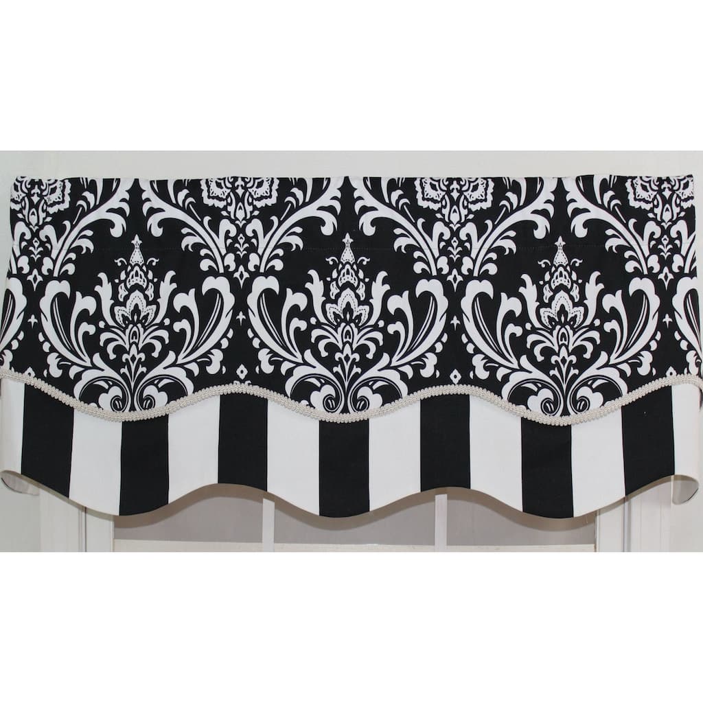 RLF Home Ozbourne 50-inch Window Valance