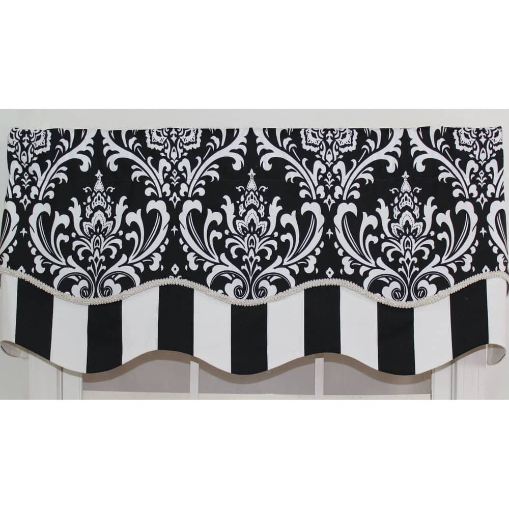 RLF Home Ozbourne 50-inch Window Valance