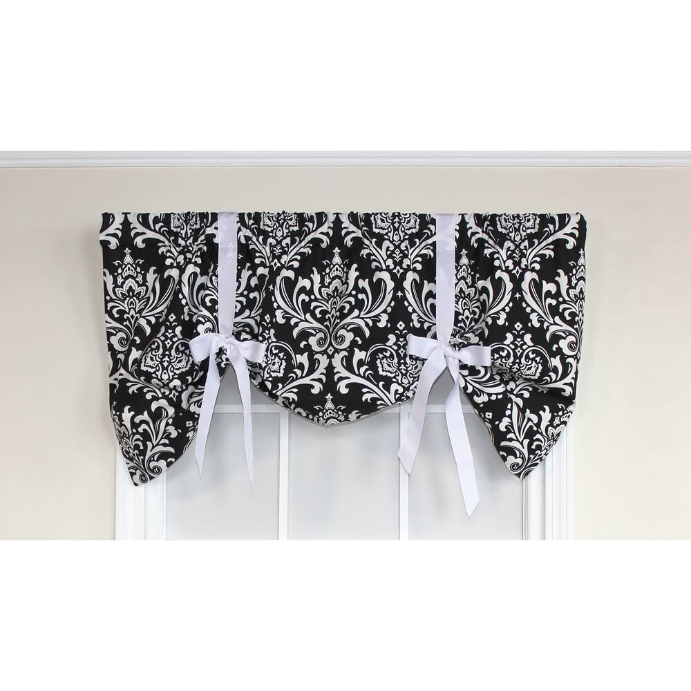 Rlf Home Ozbourne 50 Inch Window Valance Overstock 22407948 Pink Cornice