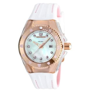 Technomarine Women S Watches Find Great Deals Ping At Technomarine Women S Cruise Locker Multi Function Pink And White Silicone Watch