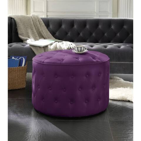 Chic Home Tosh PU Leather Upholstered Ottoman