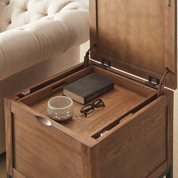 Storage Trunk End Table with Removable Tray by Inspire Q Classic