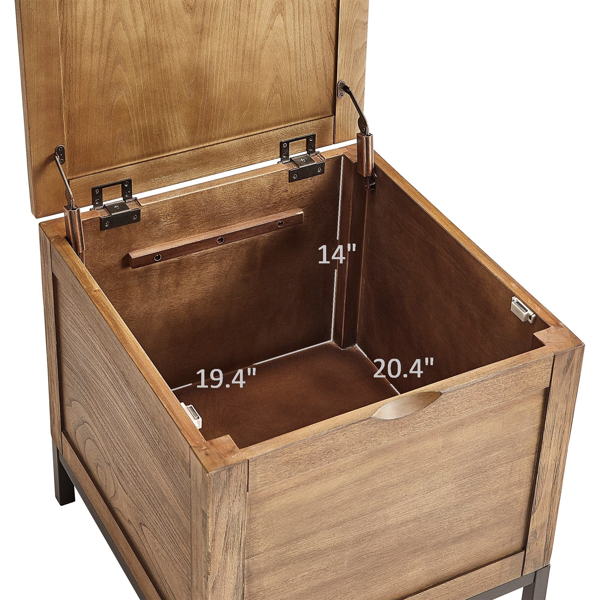 Storage Trunk End Table with Removable Tray by Inspire Q Classic