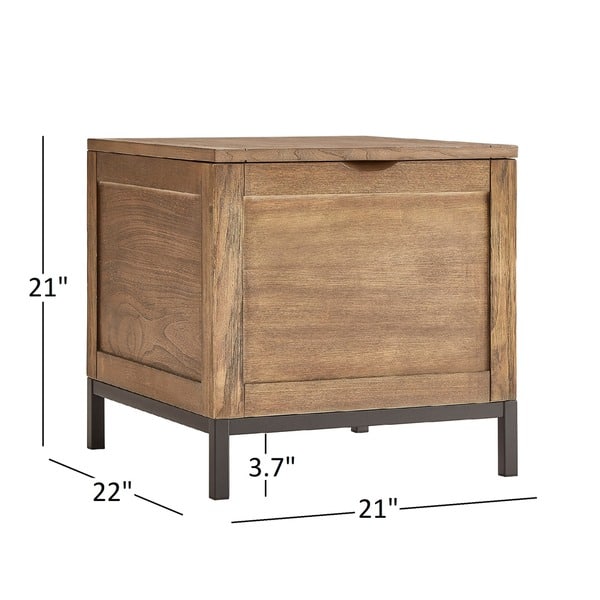 Shay Storage Trunk End Table with Removeable Tray by iNSPIRE Q Artisan