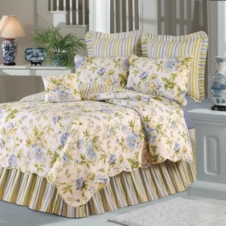Robina Floral Cotton Quilt Set - Bed Bath & Beyond - 22408446