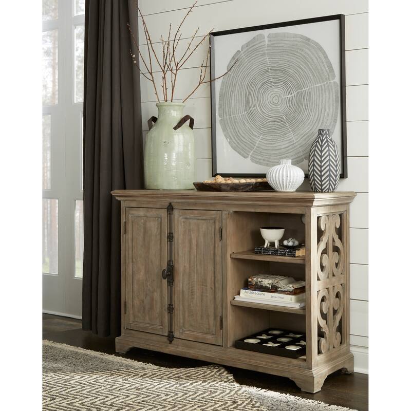 Tinley Park Traditional Dove Tail Grey Printer Stand
