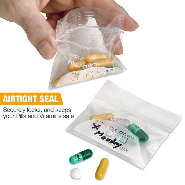 Pill Bag Pouch Reusable Organizer Pack Of 100 Free Pill Bag Pouch Reusable Organizer Pack Of 100 Free