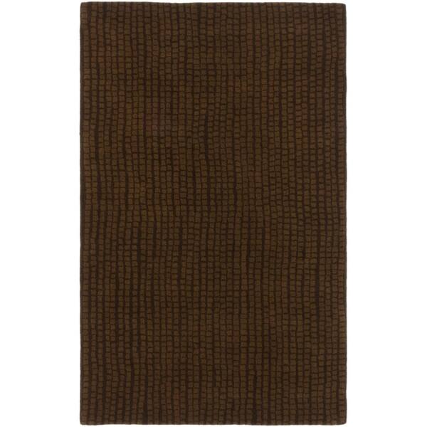 Shop Ecarpetgallery Hand Tufted Mezzo Dark Brown Light Brown Wool