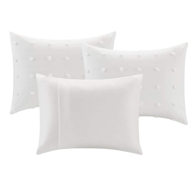 Intelligent Design Maize Cotton Jacquard 5pcs w/Chenille Dots Daybed Set
