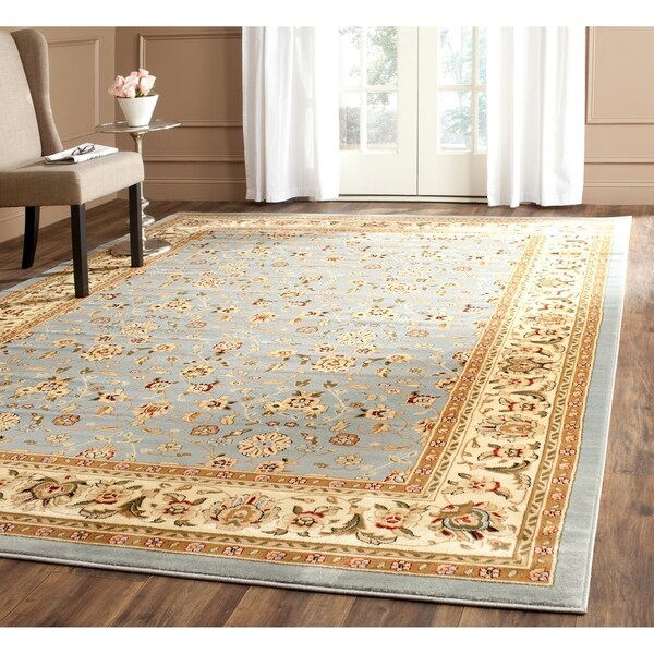 Safavieh Lyndhurst Traditional Oriental Light Blue/ Ivory Rug - 8' x 11'