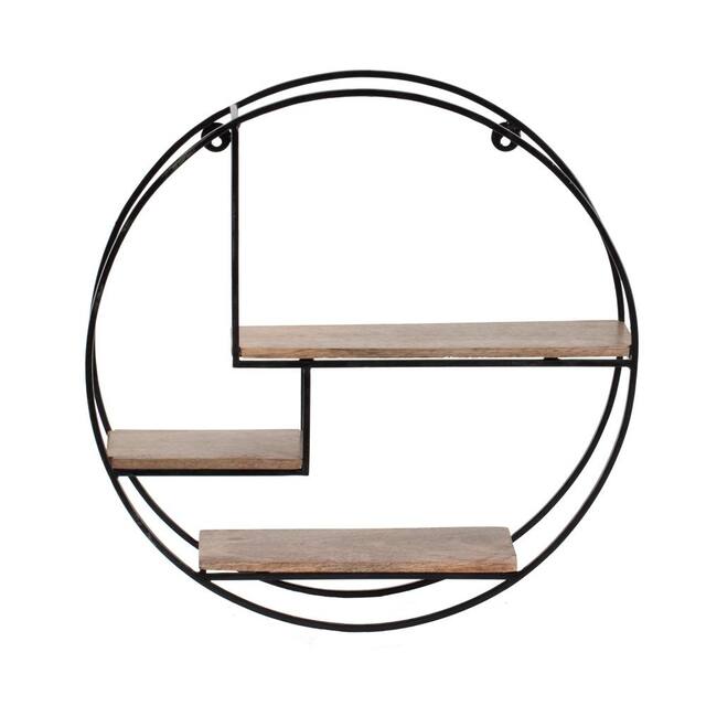 Marly Round Floating Wall Shelf - 19.50 x 19.50 x 4.75