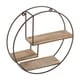 preview thumbnail 16 of 44, Marly Round Floating Wall Shelf - 19.50 x 19.50 x 4.75