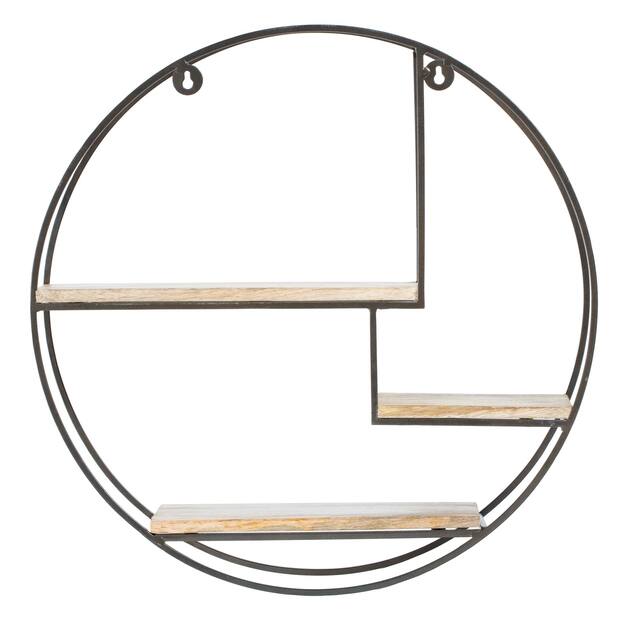 Marly Round Floating Wall Shelf - 19.50 x 19.50 x 4.75
