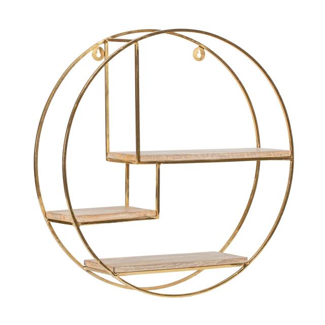 Marly Round Floating Wall Shelf - 19.50 x 19.50 x 4.75