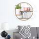 Marly Round Floating Wall Shelf - 19.50 x 19.50 x 4.75