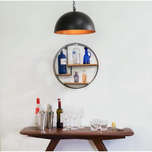 Marly Round Floating Wall Shelf - 19.50 x 19.50 x 4.75