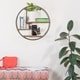 preview thumbnail 17 of 44, Marly Round Floating Wall Shelf - 19.50 x 19.50 x 4.75