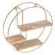 Marly Round Floating Wall Shelf - 19.50 x 19.50 x 4.75