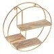 preview thumbnail 26 of 44, Marly Round Floating Wall Shelf - 19.50 x 19.50 x 4.75