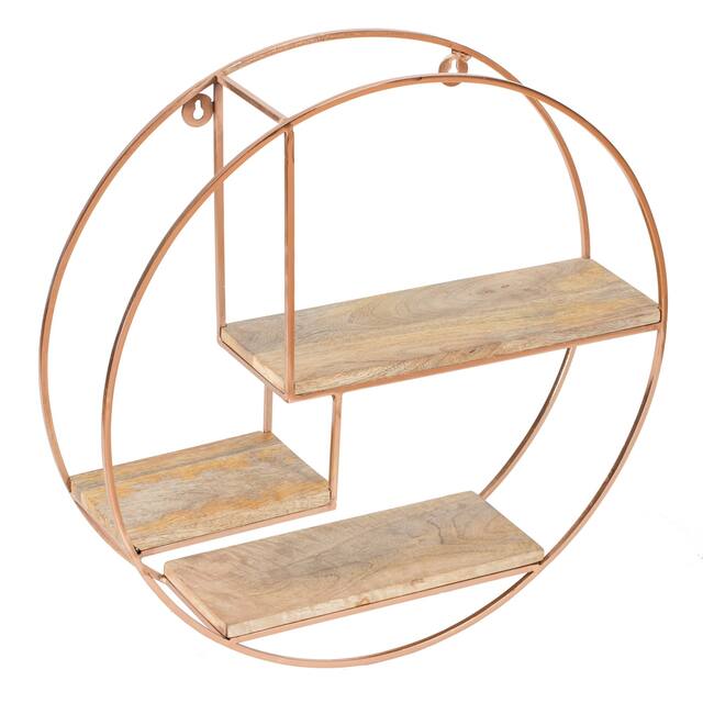 Marly Round Floating Wall Shelf - 19.50 x 19.50 x 4.75