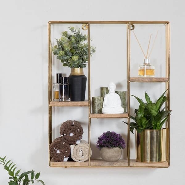 slide 1 of 22, Cadiz Square Floating Wall Shelf - 19.50" x 6" x 24"