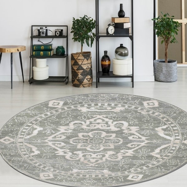Catherine Medallion Area Rug - 5'3" Round