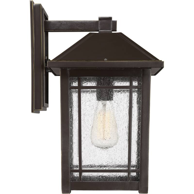 Quoizel Cedar Point Palladian Bronze Outdoor Wall Lantern