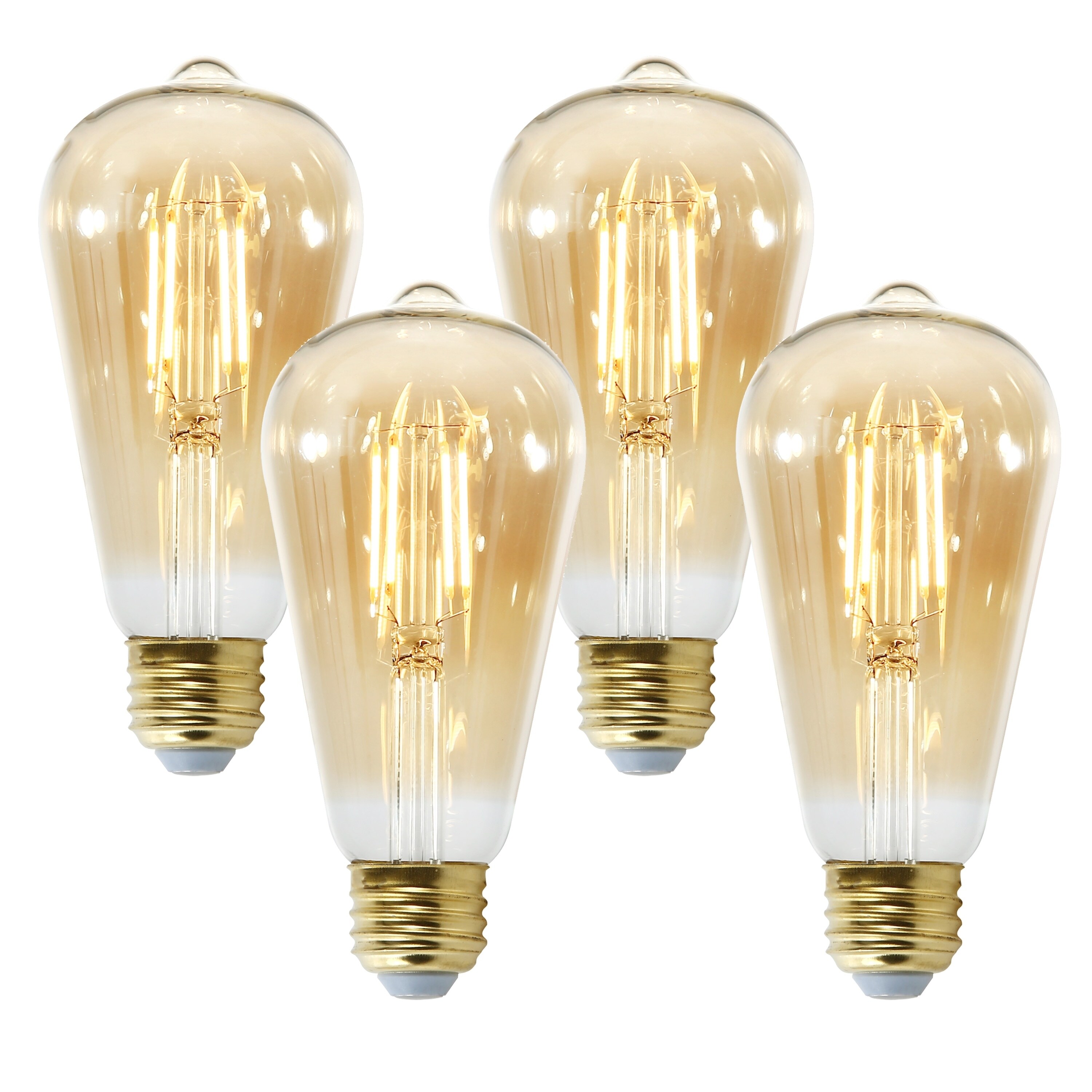 Light Society Holland St21 Amber Led Vintage Filament Light Society Holland St21 Amber Led Vintage Filament Bulb Set Of 4