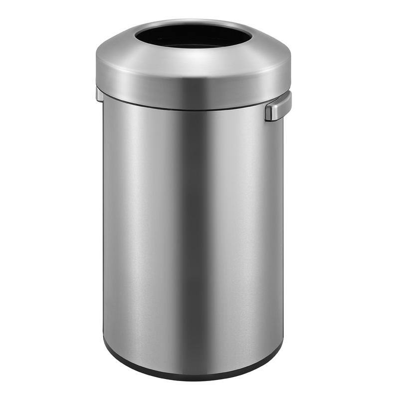 EKO Urban Commercial 90L Round Open Top Trash Can