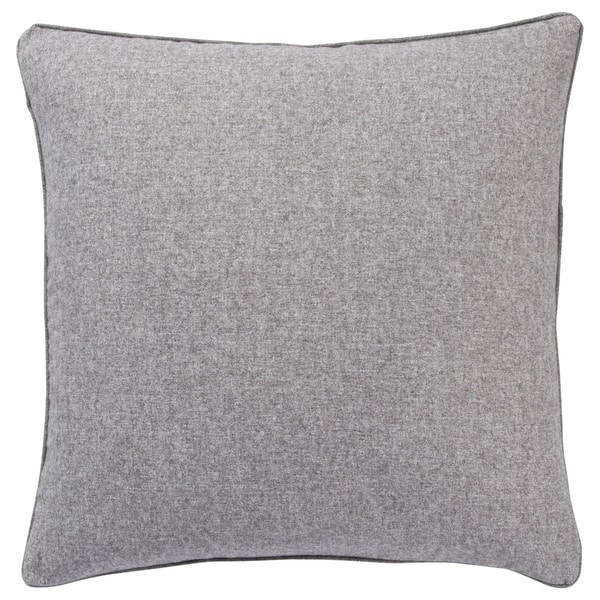 Shop Park Solid Light Gray Down Throw Pillow 22 Inch On Sale