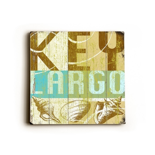 Key Largo - Planked Wood Wall Decor by Cory Steffen