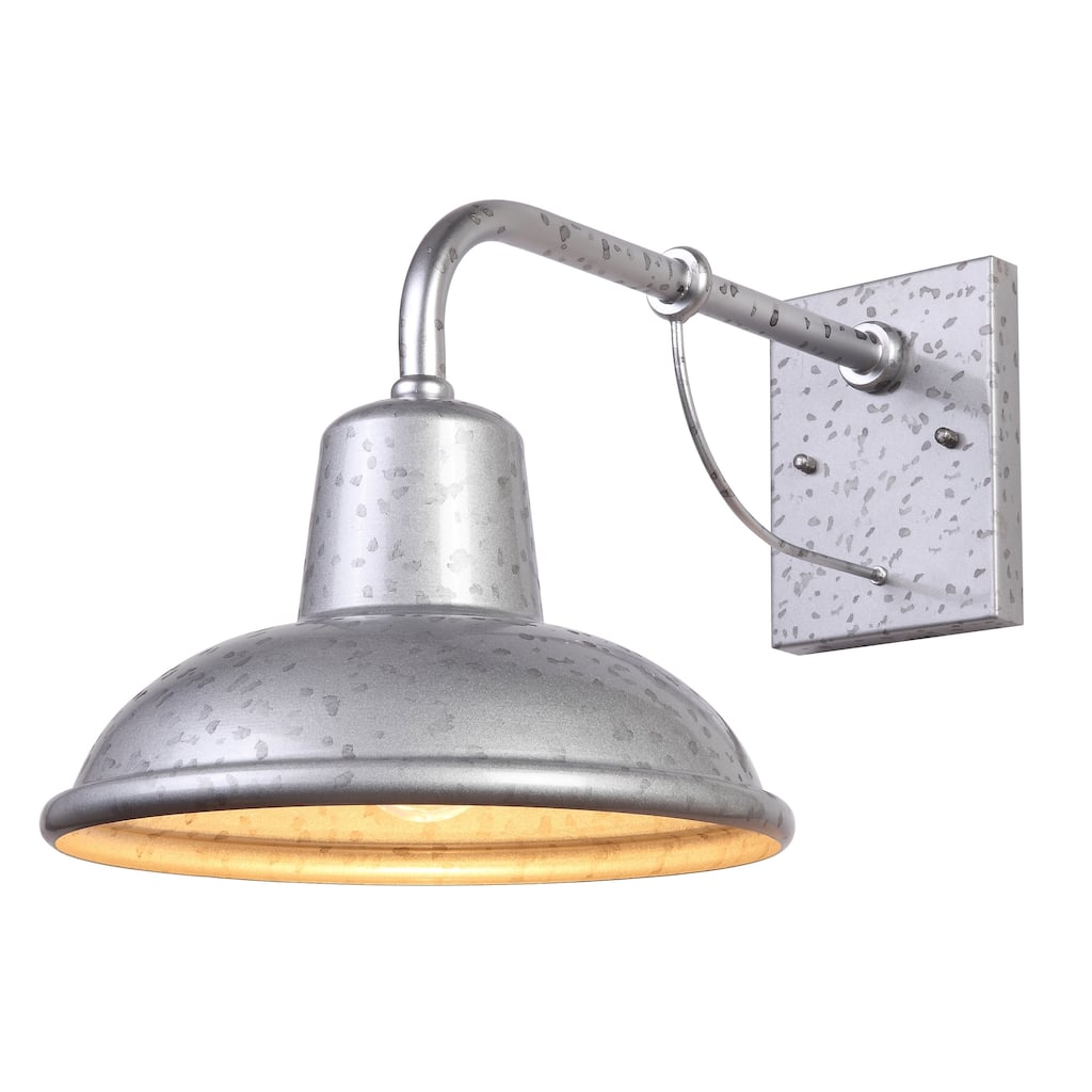 Tanner 1 Light Exterior Wall Lighting in Galvanized finish - Galvanized finish