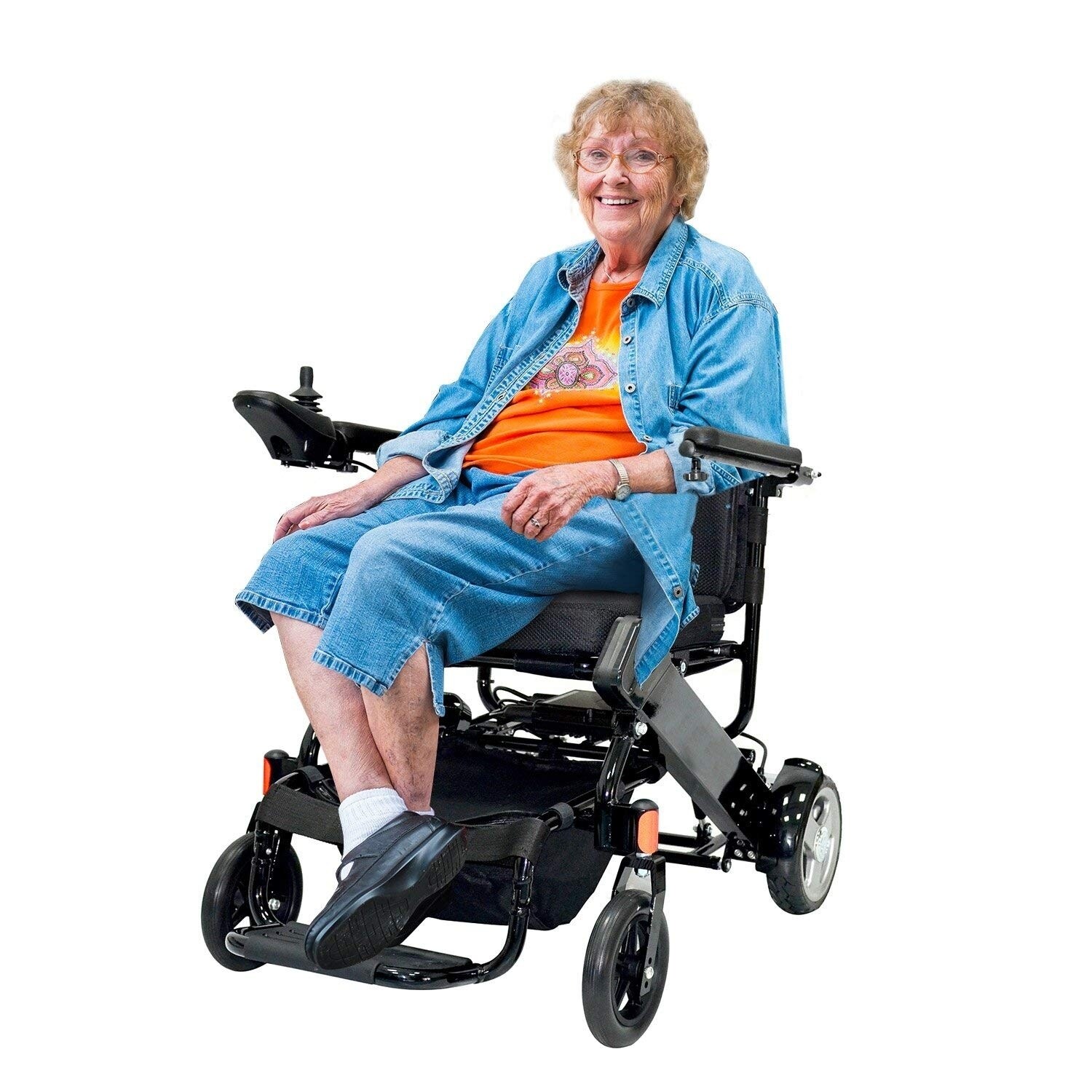 collapsible electric wheelchair