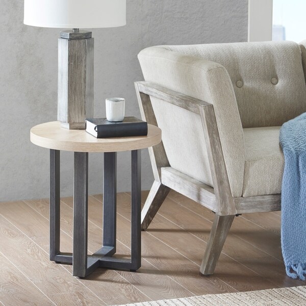 Shop Ink Ivy Vallejo Natural End Table Dia 20 X 20 H