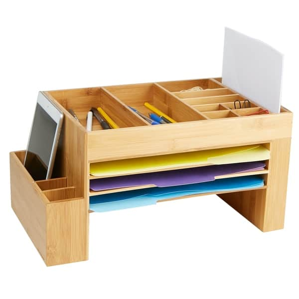 Shop Mind Reader Desk File Organizer 16 Compartments Desk