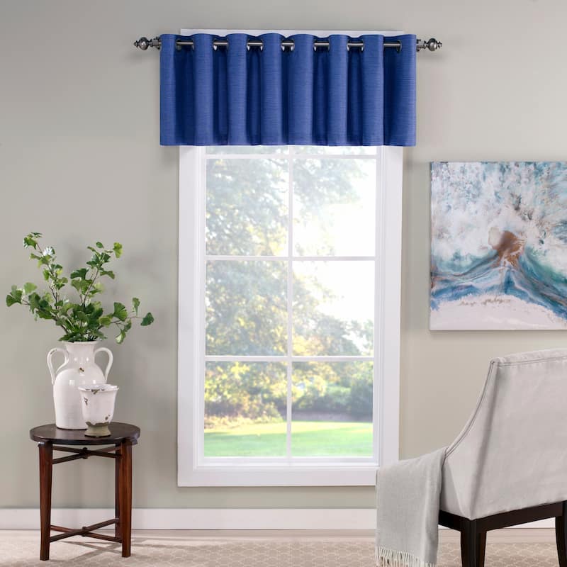 Eclipse Newport Blackout Window Valance - 52x24 - Nightfall