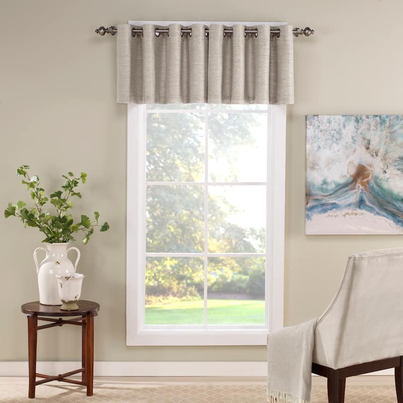 Eclipse Newport Blackout Window Valance - 52x24 - Ivory