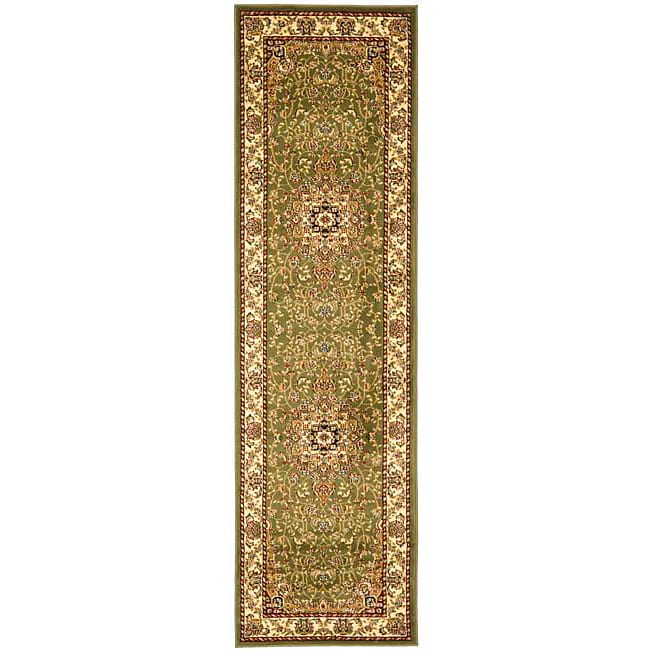 Lyndhurst Collection Traditional Sage/ivory Runner (23 X 12) (GreenPattern OrientalMeasures 0.375 inch thickTip We recommend the use of a non skid pad to keep the rug in place on smooth surfaces.All rug sizes are approximate. Due to the difference of mo