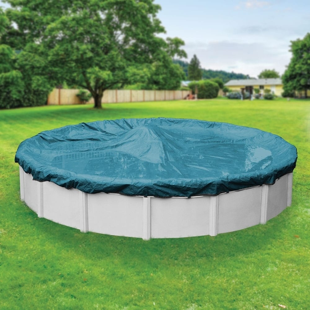 Evoio Pool Covers for 6 8 10 12 15 ft Round Easy Set Frame Pools and Inflatable Pool Above Ground In-ground Round Pool Covers 8 ft Round Hot Tub Blanket Covers 