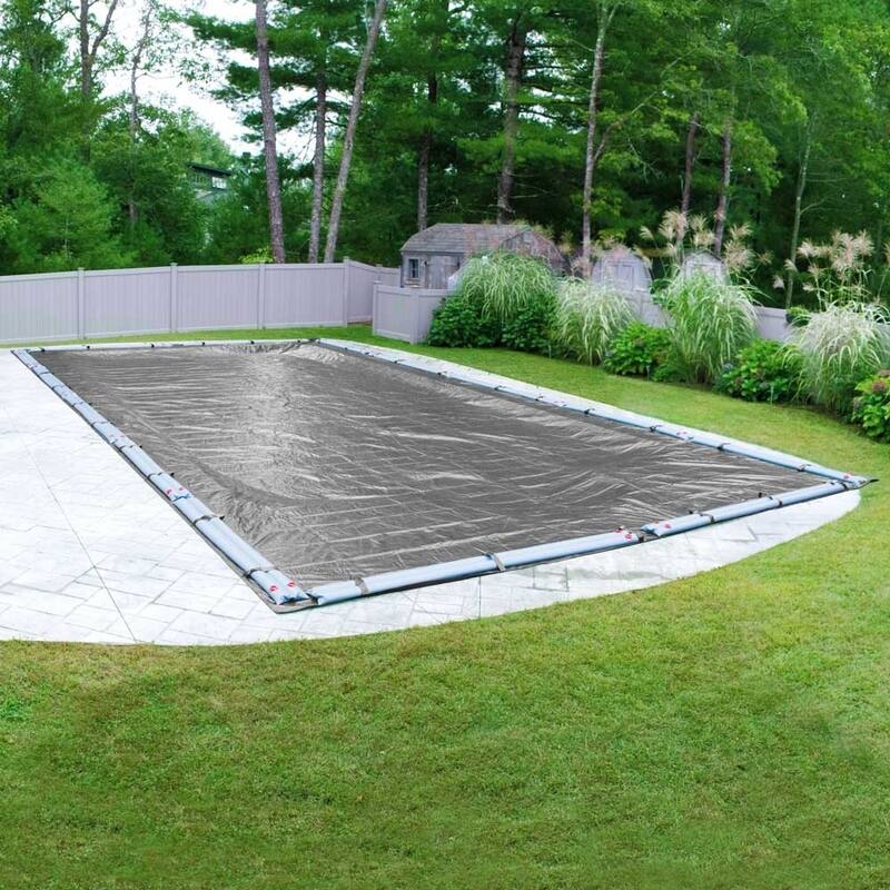 Pool Mate Platinum Silver Winter Cover for In-Ground Swimming Pools - 20 ft. x 40 ft. pool
