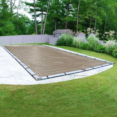 Pool Mate 20-Year Premium Sandstone Winter Cover for In-Ground Swimming Pools