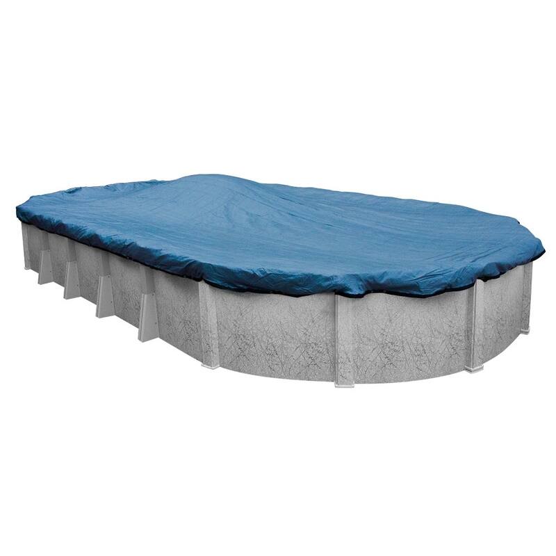 Robelle Blue Mesh Winter Cover for Oval Above-Ground Swimming Pools