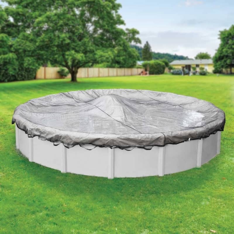Pool Mate Heavy-Duty Leaf Net for Round Above-Ground Swimming Pool Winter Covers