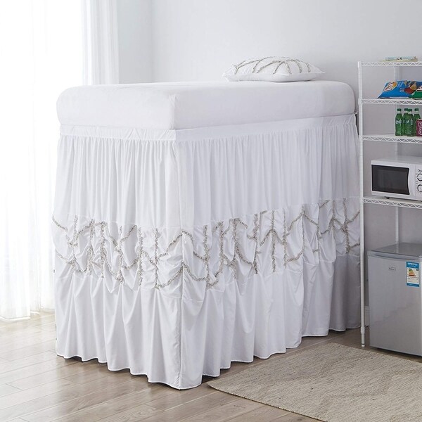 bassinet bedding skirt set