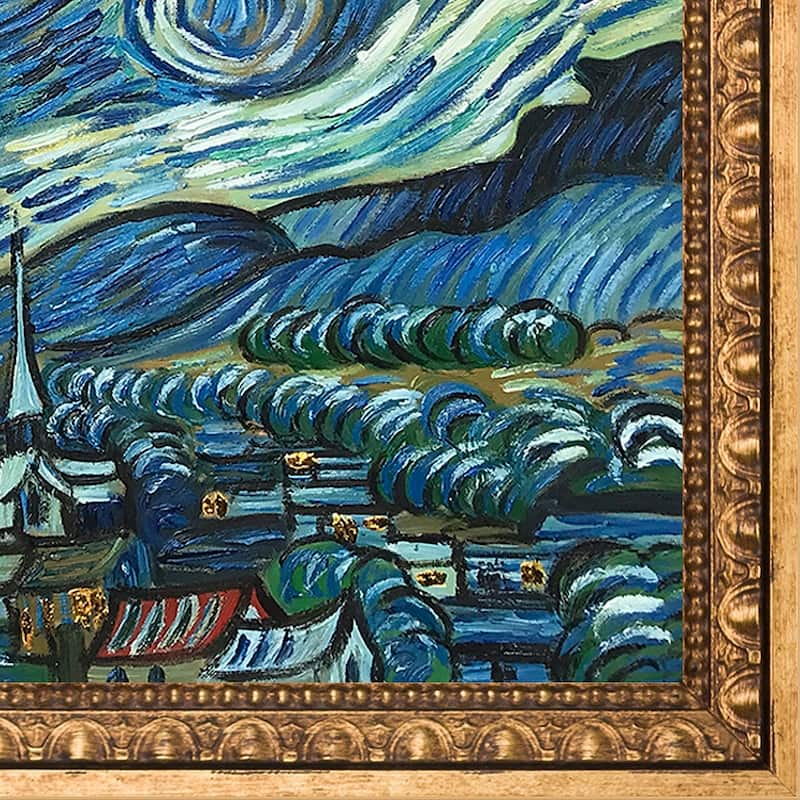 Vincent Van Gogh 'Starry Night' (Luxury Line) Hand Painted Oil ...