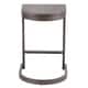 preview thumbnail 10 of 27, Industrial Demi Counter Stool in Metal and Wood by LumiSource (Set of 2)