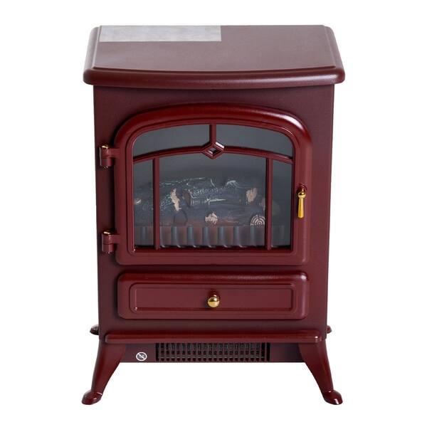 Shop Homcom 16 1500w Free Standing Electric Fireplace Wood