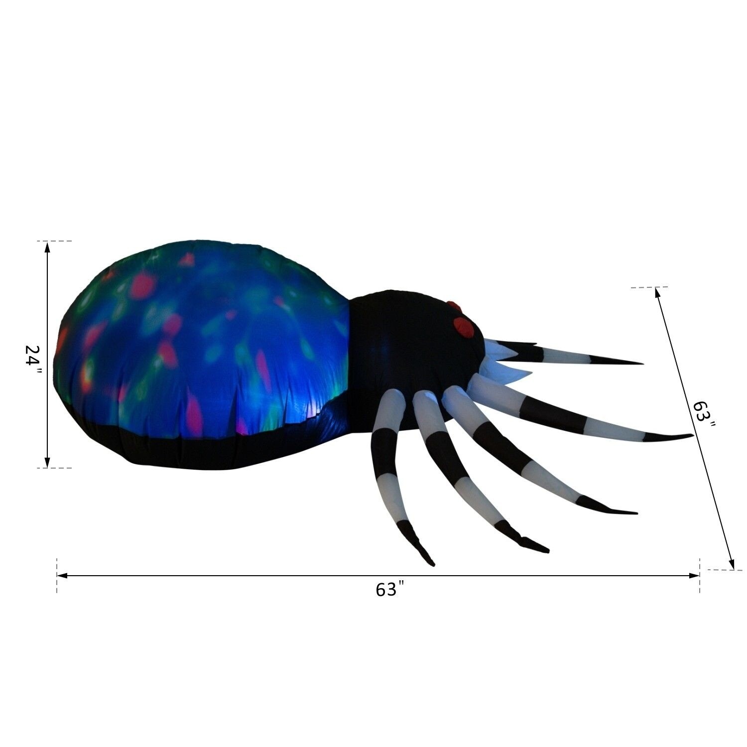 outdoor halloween spider