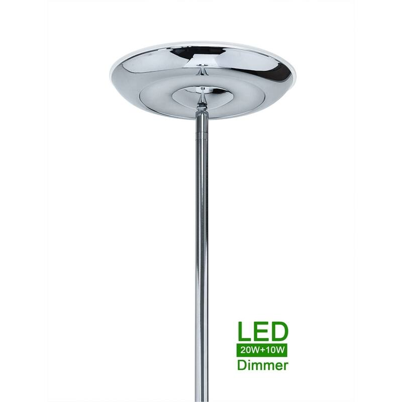 UFO 30W High Bright Up and Down Dimmable LED Torchiere Floor Lamp
