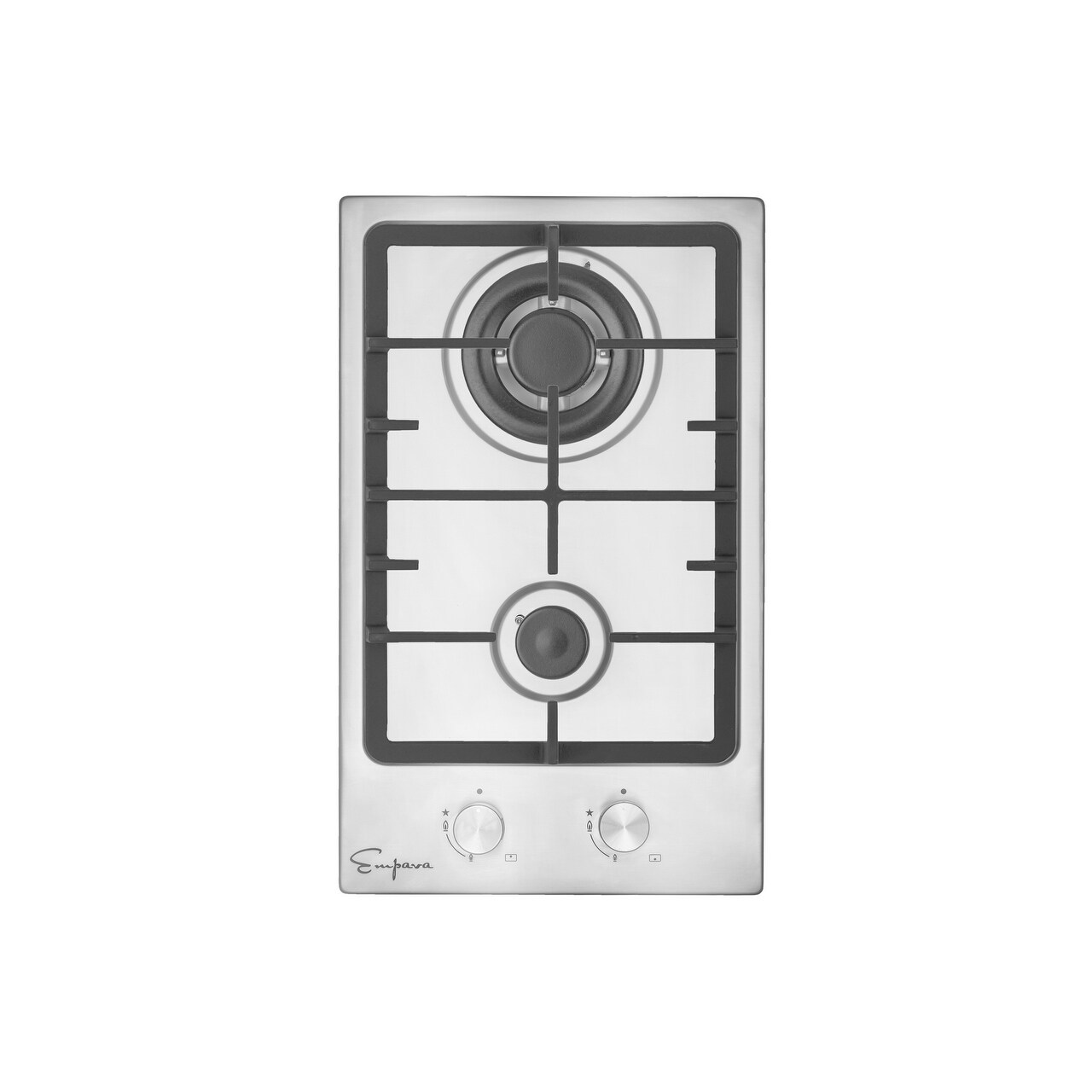 Shop Empava 12 Stainless Steel 2 Italy Sabaf Burners Stove Top